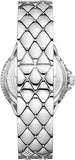 Michael Kors Camille Pave Crystals Silver Dial Silver Steel Strap Watch for Women - MK4804