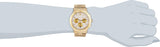 Michael Kors Wyatt Chronograph White Dial Gold Steel Strap Watch For Women - MK5933