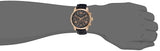 Guess Horizon Chronograph Blue Dial Blue Leather Strap Watch For Men - W0380G5