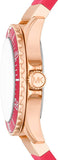 Michael Kors Everest Analog Rose Gold Dial Pink Silicone Strap Watch For Women - M7359