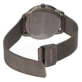 Calvin Klein Minimal Grey Dial Grey Mesh Bracelet Watch for Men - K3M517P4