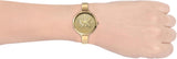 Michael Kors Parker Crystals Gold Dial Gold Steel Strap Watch For Women - MK4469