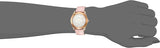 Guess Wonderlust Beige Dial Pink Leather Strap Watch for Women - W1065L1