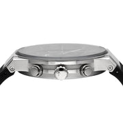Salvatore Ferragamo Sapphire Chrono Black Dial Black Silicone Strap Watch for Men - SFME00121