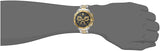 Versace Dylos Chronograph Black Dial Two Tone Steel Strap Watch for Men - VQC100016