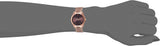 Michael Kors Runway Quartz Brown Dial Brown Steel Strap Watch For Women - MK3418