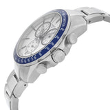 Tissot V8 Quartz T Sport Chronograph Jam Tangan Tali Baja Perak Dial Putih Untuk Pria - T106.417.11.031.00