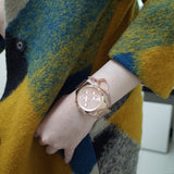 Michael Kors Runway Chronograph Rose Gold Dial Rose Gold Steel Strap Watch For Women - MK5778