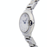 Cartier Ballon Bleu de Cartier Diamonds Silver Dial Silver Steel Strap Watch for Women - WE902073