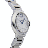 Cartier Ballon Bleu de Cartier Diamonds Silver Dial Silver Steel Strap Watch for Women - WE902073