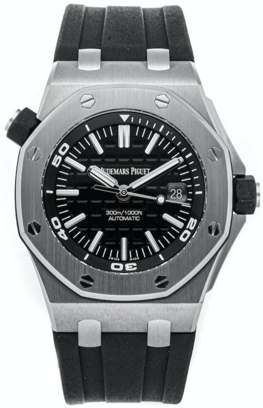 Audemars Piguet Royal Oak Offshore Diver Black Dial Black Rubber