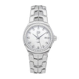 Tag Heuer Link Quartz Diamonds Mother of Pearl Dial Silver Steel Strap Watch for Women - WBC1316.BA0600