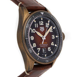 Tag Heuer Autavia Calibre 5 Chinese New Year Maroon panggil Maroon Leather Strap Watch untuk Pria - WBE5193.FC8300