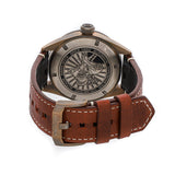Tag Heuer Autavia Calibre 5 Chinese New Year Maroon panggil Maroon Leather Strap Watch untuk Pria - WBE5193.FC8300