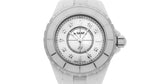 Chanel J12 Diamonds Quartz Ceramic White Dial White Steel Strap Watch for Women - J12 H2422