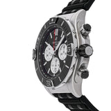 Breitling Super Chronomat B01 44 Black Dial Black Rubber Strap Watch for Men - AB0136251B1S1