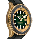 Breitling Superocean Automatic 42 Green Dial Green Rubber Strap Watch for Men - N17375201L1S1