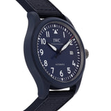 IWC Pilot’s Watch Automatic "Laureus Sport for Good" Edition Blue Dial Blue Nylon Strap Watch for Men - IW328101