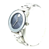 Movado Bold Blue Dial Silver Steel Strap Watch for Women - 3600396