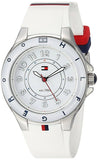 Tommy Hilfiger White Dial White Rubber Strap Watch for Women - 1781271