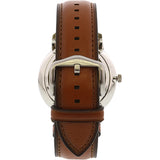 Fossil Neutra Automatic Luggage Skeleton Blue Dial Brown Leather Strap Watch for Men - ME3160