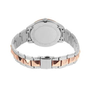 Michael Kors Runway Mercer Crystals Silver Dial Two Tone Steel Strap Watch For Women - MK6716