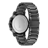 Hugo Boss Integrity Black Dial Black Steel Strap Watch for Men - 1513780