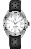 Tag Heuer Formula 1 Quartz White Dial Black Rubber Strap Watch for Men - WAZ2114.FT8023