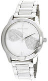 Michael Kors Harman Analog Silver Dial Silver Steel Strap Watch For Women - MK3672