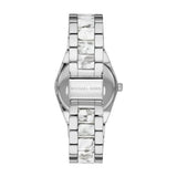 Michael Kors Channing Quartz White Dial Two Tone Steel Strap Watch For Women - MK6649