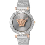 Versace Palazzo Empire Silver Dial Silver Mesh Bracelet Watch for Women - VEDV00419