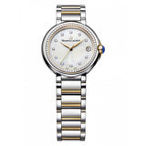 Maurice Lacroix Fiaba Date Diamonds White Mother of Pearl Dial Two Tone Steel Strap Watch for Women - FA1007-PVP23-170-1