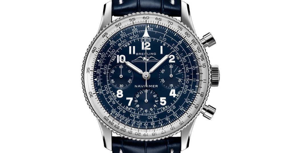 Breitling navitimer blue edition best sale