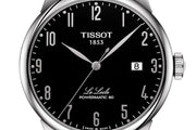 Tissot Le Locle Powermatic 80 Black Dial Silver Steel Strap Watch For Men - T006.407.11.052.00