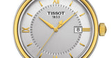 Tissot T Classic Bridgeport Silver Dial Two Tone Mesh Gelang Jam Tangan Untuk Pria - T097.410.22.038.00