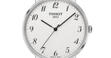 Tissot Everytime Desire Medium White Dial Jam Tangan Tali Kulit Hitam Untuk Pria - T109.410.16.032.00