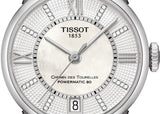 Jam Tangan Tissot Chemin Des Tourelles Powermatic 80 Helvetic Silver Dial Silver Steel Strap Untuk Wanita - T099.207.11.116.00