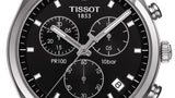 Jam Tangan Pria Tissot PR 100 Chronograph Dial Hitam Tali Kulit Hitam - T101.417.16.051.00