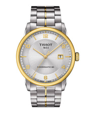 Tissot Luxury Powermatic 80 Gold Dial Silver Steel Strap Watch For Men - T086.407.22.261.00