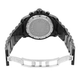 Movado Series 800 Chronograph Black Dial Black Steel Strap Watch For Men - 2600119