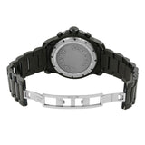 Movado Series 800 Chronograph Black Dial Black Steel Strap Watch For Men - 2600119