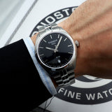 Tissot PR 100 Jam Tangan Kuarsa Stainless Steel Sport Chic Untuk Pria - T101.410.11.051.00