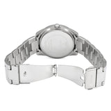 Guess G Twist Diamonds Silver Dial Silver Steel Strap Watch For Women - W1201L1