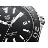 Jam Tangan Pria Tag Heuer Aquaracer Quartz Black Dial Two Tone Steel Strap - WAY131A.BA0913