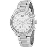 Michael Kors Brinkley Diamonds Silver Dial Silver Steel Strap Watch for Women - MK6186