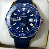 Tag Heuer Aquaracer Blue Dial Watch for Men - WAY201B.FT6150