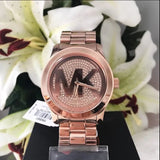 Michael Kors Runway Rose Gold Dial Rose Gold Steel Strap Watch for Women - MK5661