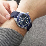 Tag Heuer Aquaracer Quartz Blue Dial Blue Rubber Strap Watch for Men - WAY101C.FT6153