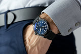 IWC Pilot’s Watch Mark XVIII Edition “Laureus Sport for Good Foundation" Blue Dial Black Nylon Strap Watch for Men - IW324703