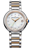 Maurice Lacroix Fiaba Date Diamonds White Mother of Pearl Dial Two Tone Steel Strap Watch for Women - FA1007-PVP23-170-1